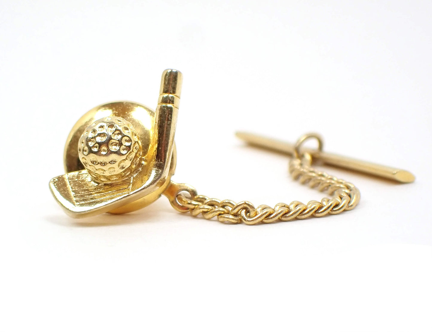 Retro Vintage Golf Tie Tack, Sports Tie Pin