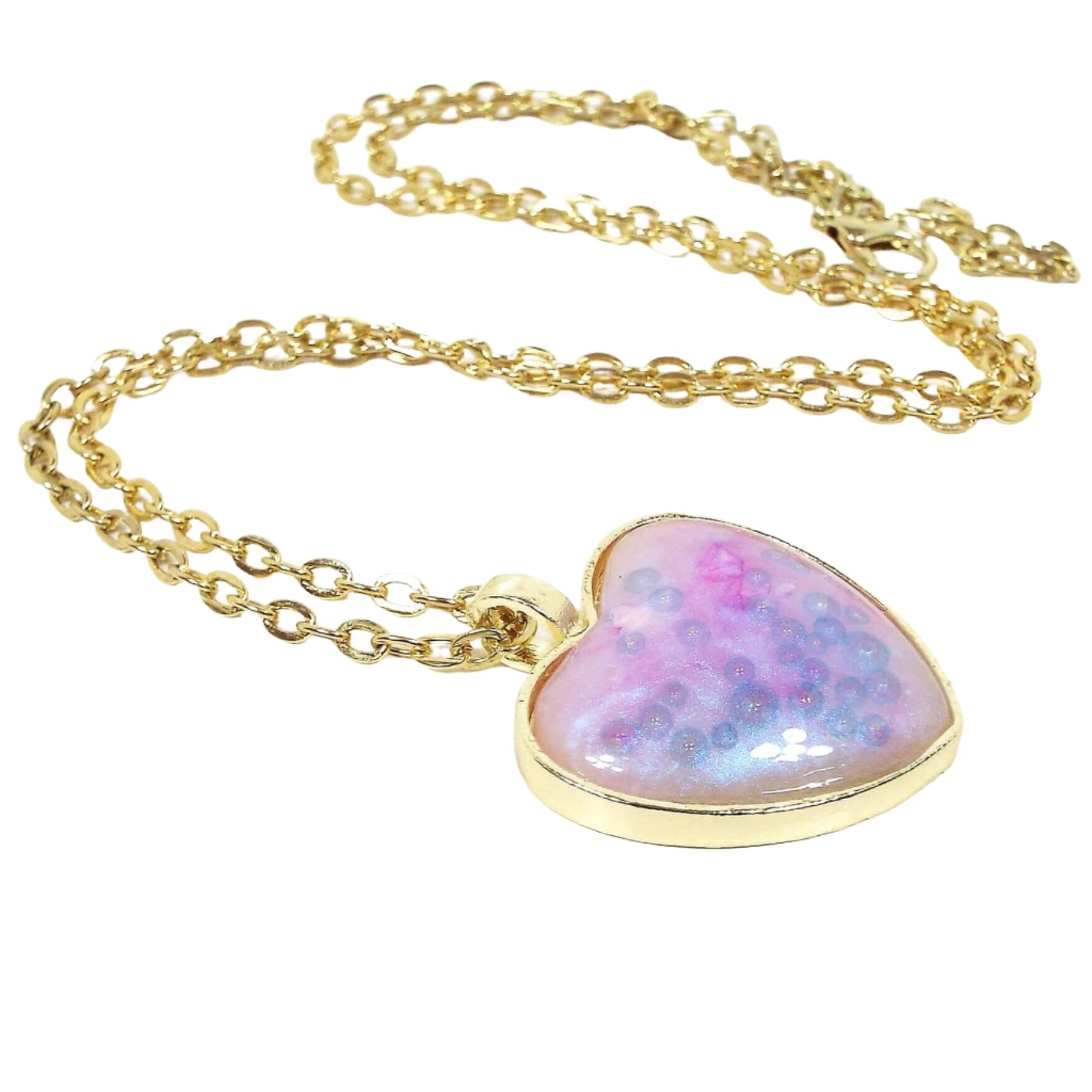 Bubble heart store pendant