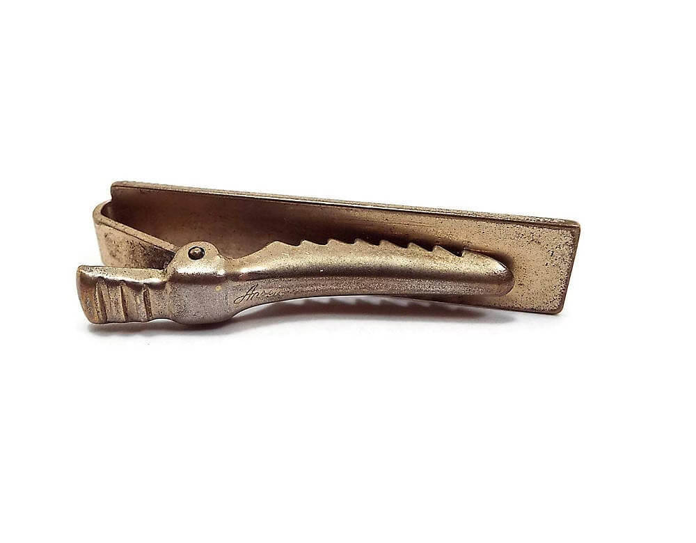 Anson Vintage Beveled Tie Clip Clasp