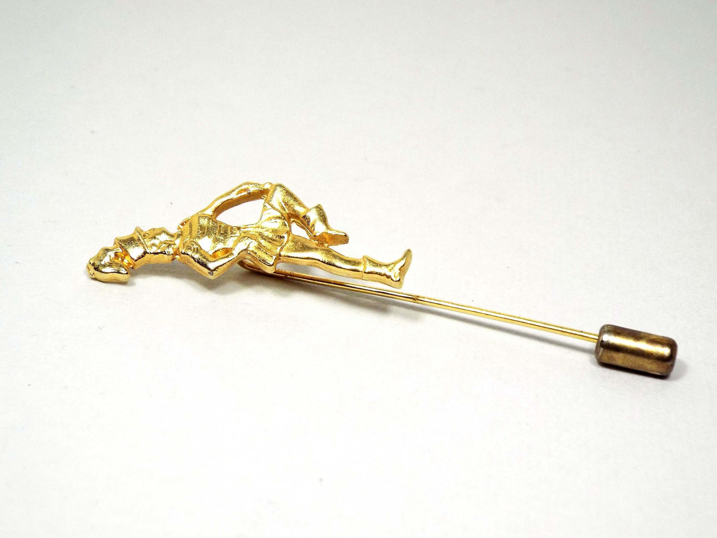 Vintage Marching Band Baton Girl Stick Pin