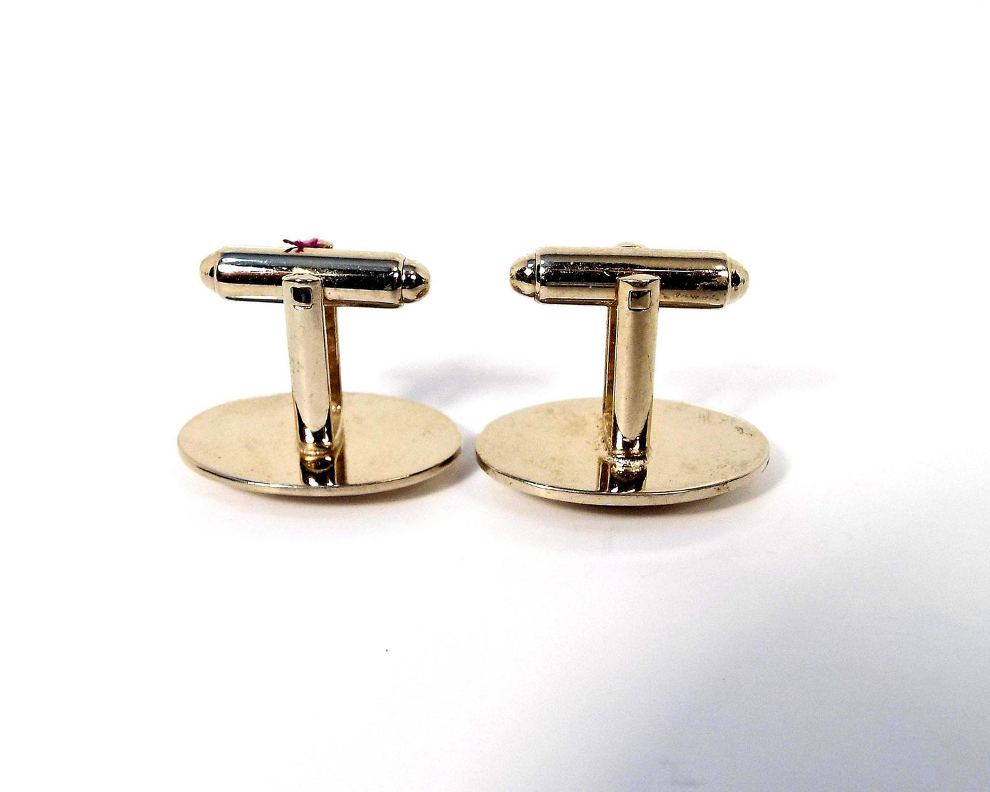 Dante Tiger's Eye Gemstone Vintage Cufflinks, Oval Cuff Links