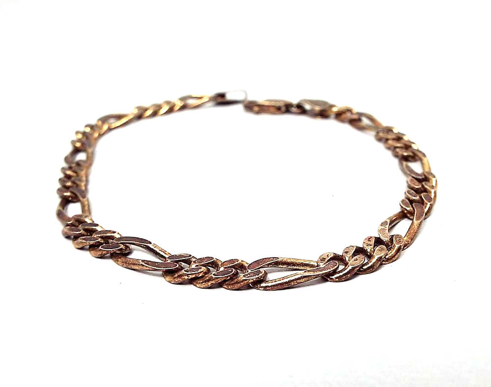 Vermeil Vintage Figaro Chain Bracelet