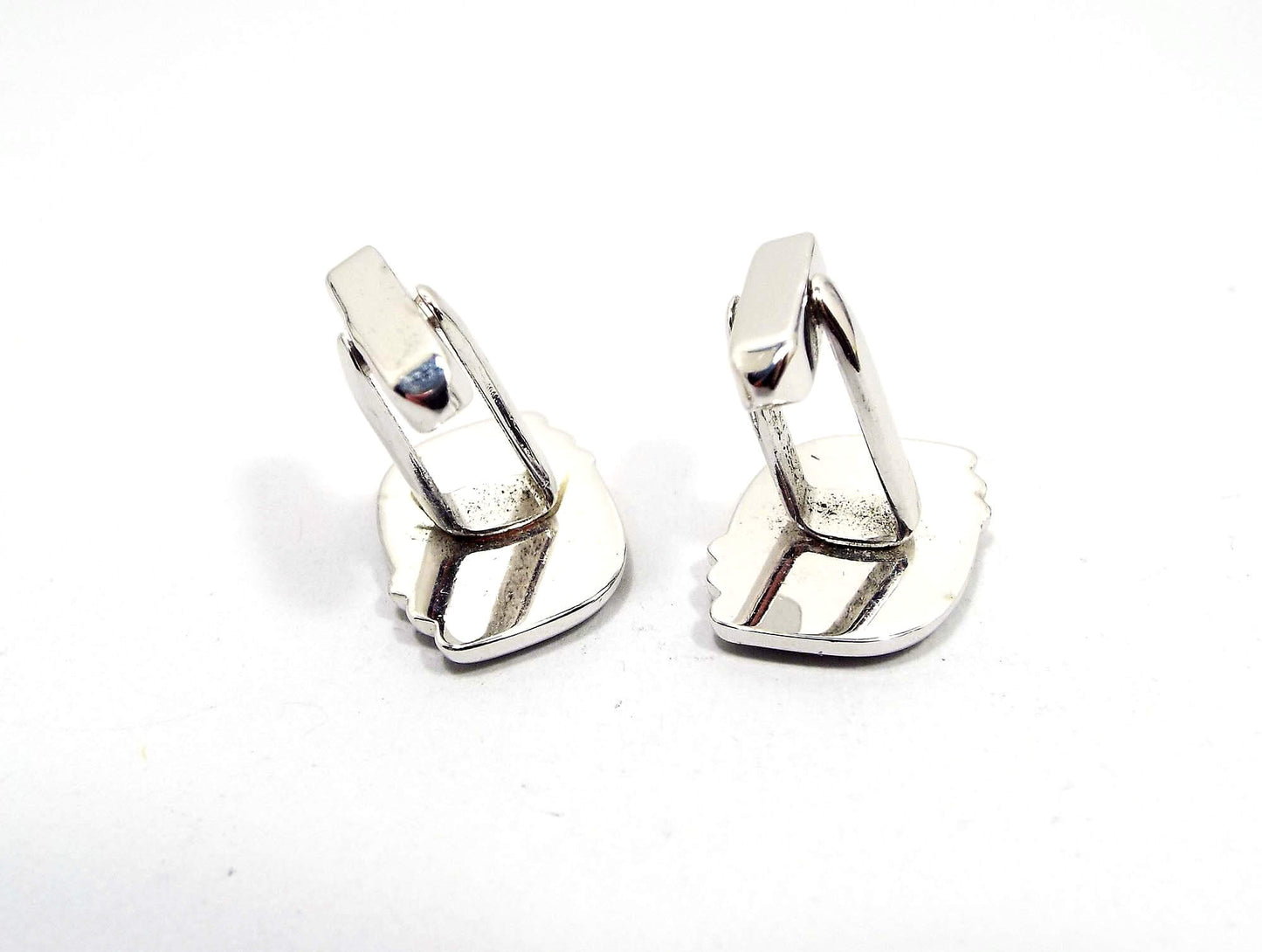 Foster Angled Back Vintage Cufflinks, Mid Century Cuff Links