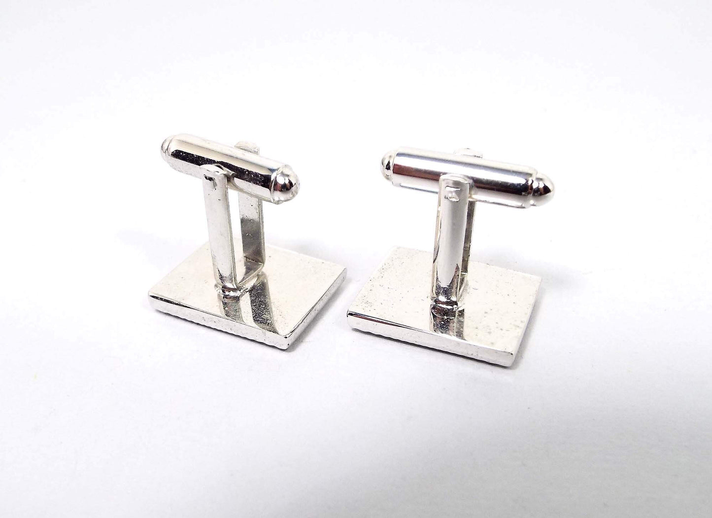 Dante Black Vintage Cufflinks, Rectangle Cuff Links