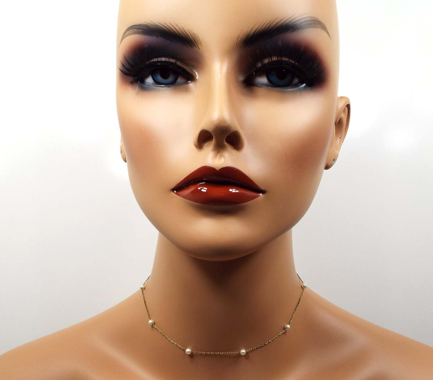 Dainty Small Faux Pearl Vintage Necklace
