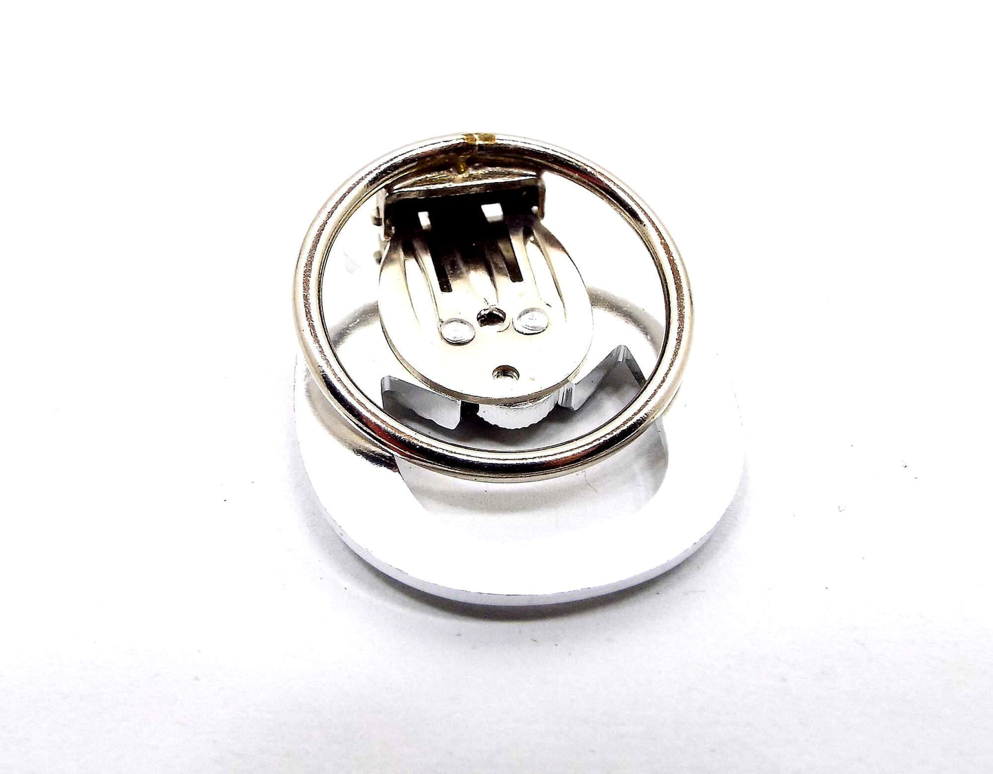 Western Germany Silver Tone Vintage Scarf Clip