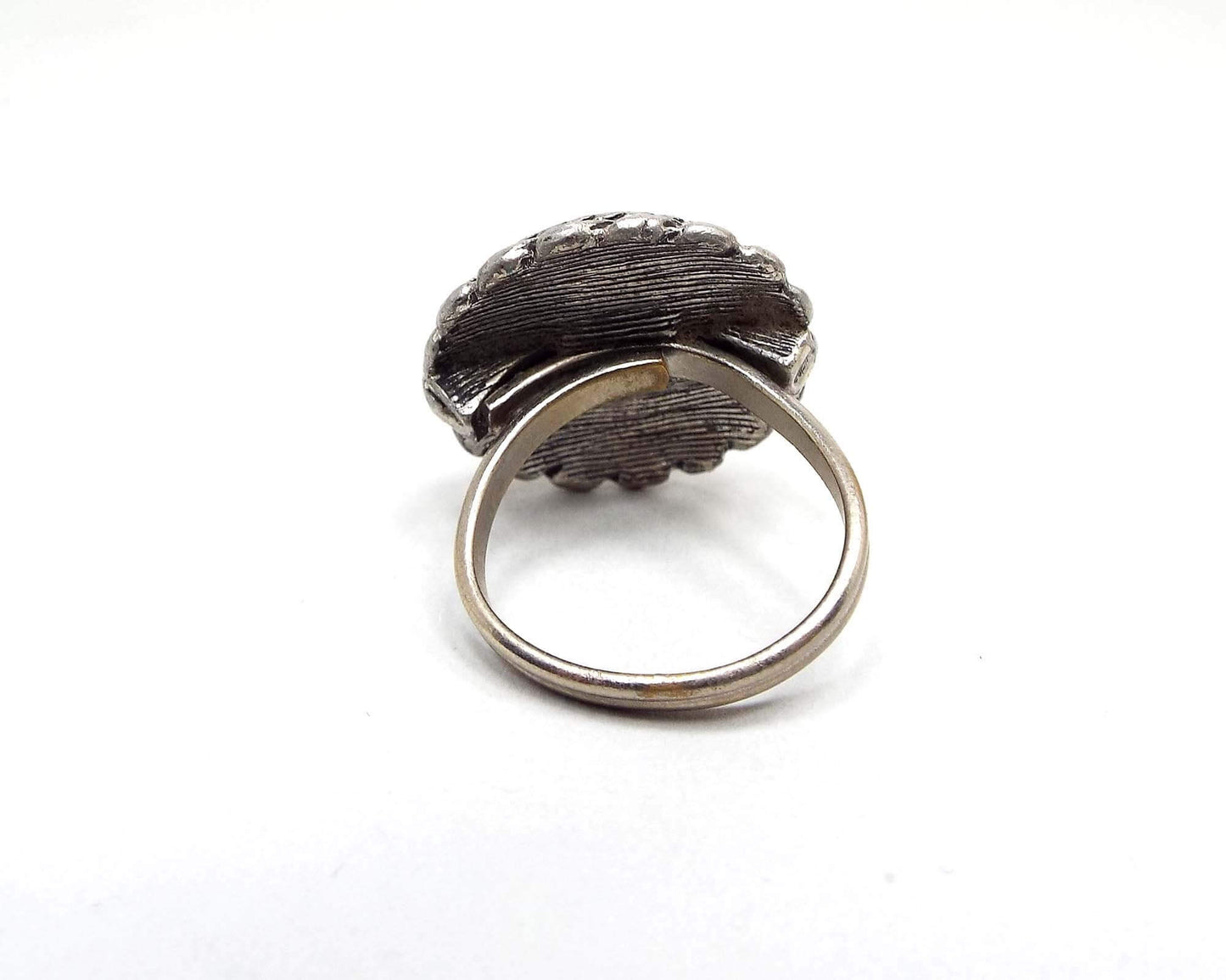 Vintage Faux Turquoise Adjustable Ring