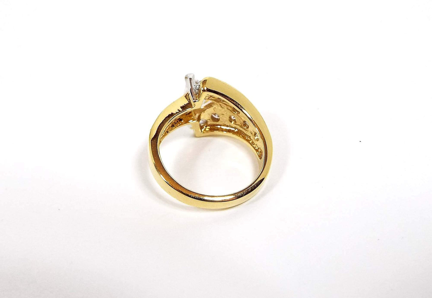 Edco Cubic Zirconia Vintage Cocktail Ring