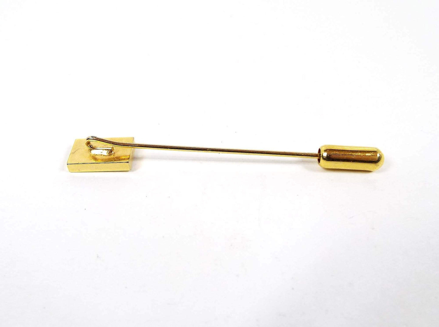 Etched Engraved Letter Initial A Vintage Stick Pin