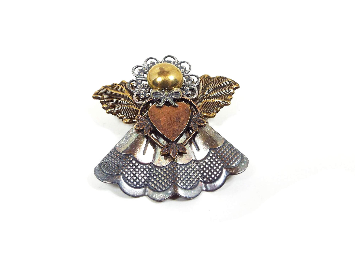 Kat's Creations Vintage Angel Brooch Pin Pendant