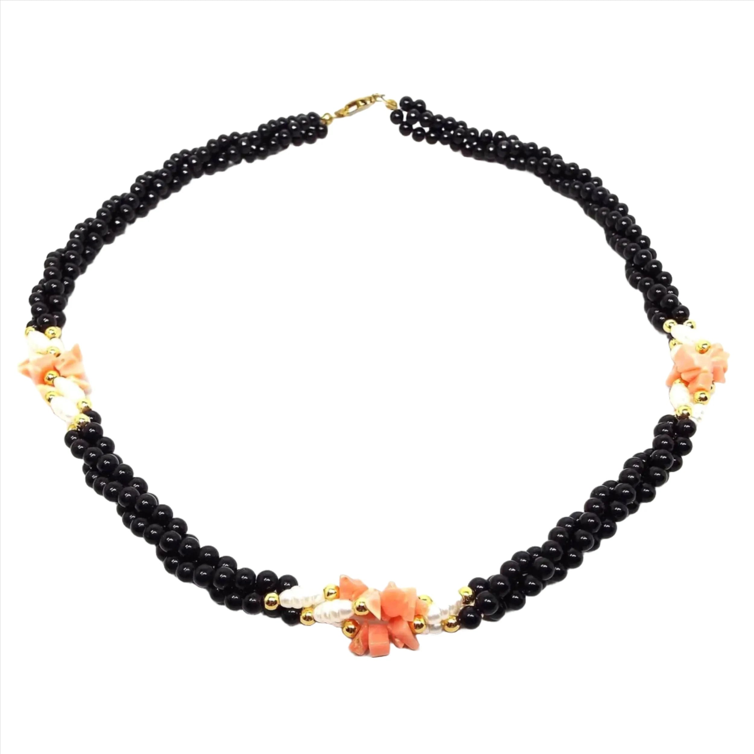 Buy Accessorize London Pink Twisted Beaded Necklace Online At Best Price @  Tata CLiQ