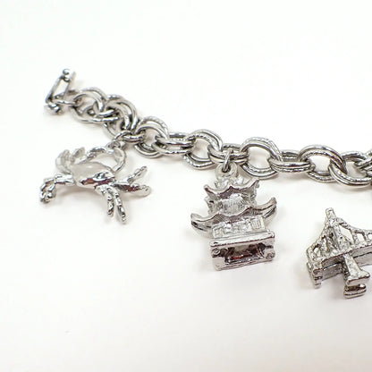 San Francisco Vintage Charm Bracelet, Travel Souvenir Jewelry