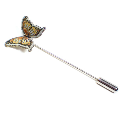 Reed and Barton Damascene Vintage Butterfly Stick Pin