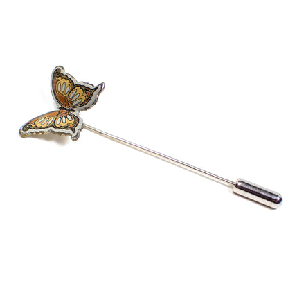 Reed and Barton Damascene Vintage Butterfly Stick Pin