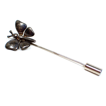 1940's Sterling Silver Mid Century Vintage Butterfly Stick Pin
