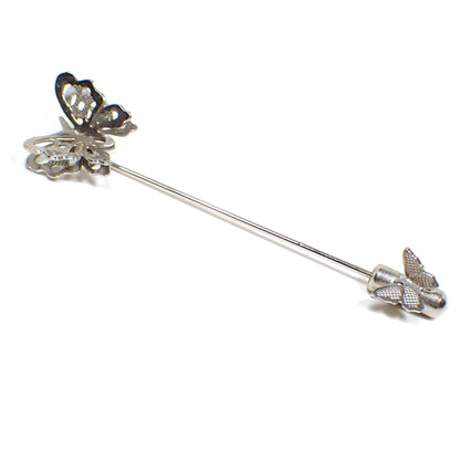 Mid Century Vintage Butterflies Stick Pin