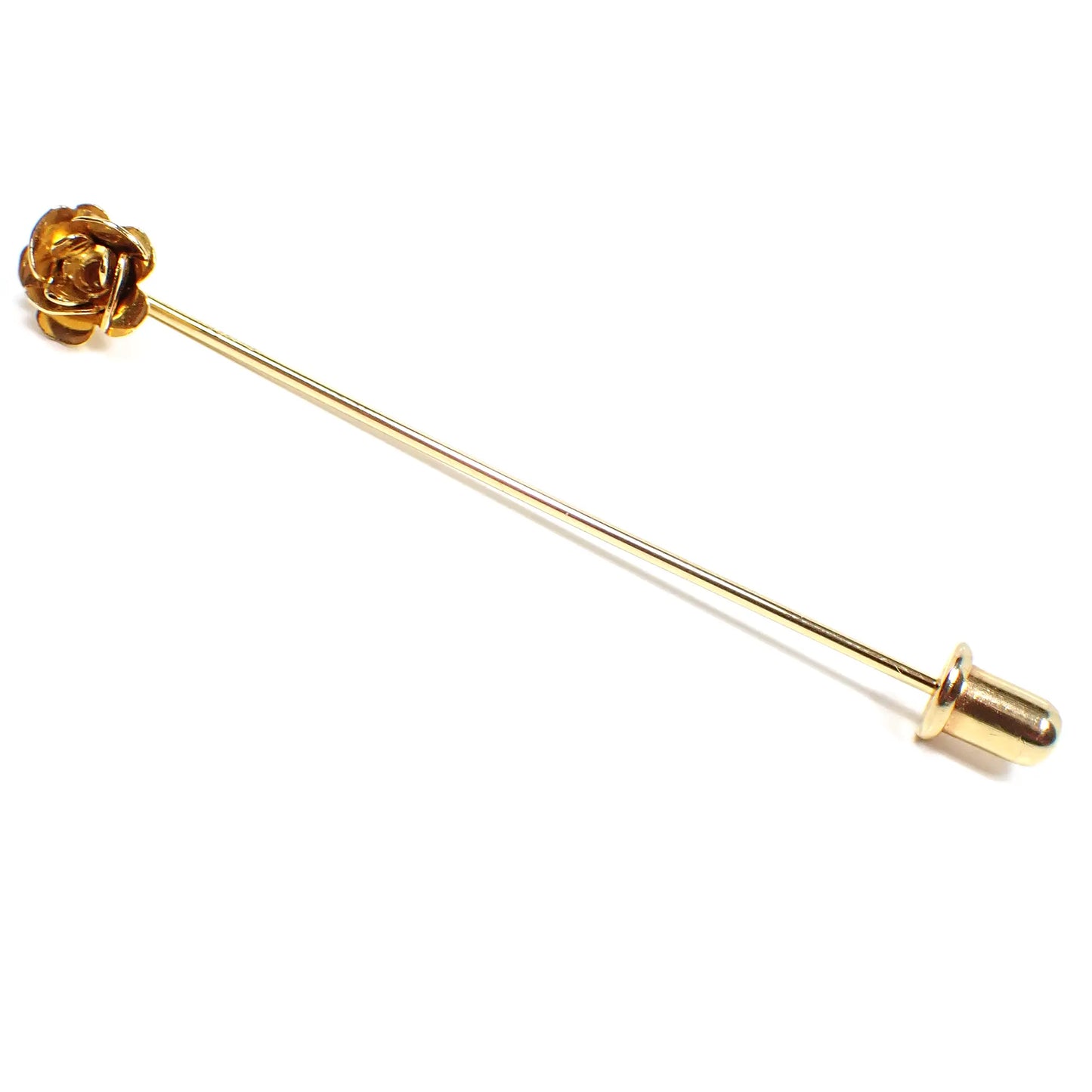Gold Filled Tiny Flower Vintage Stick Pin, 1/20 12KT GF Lapel Pin