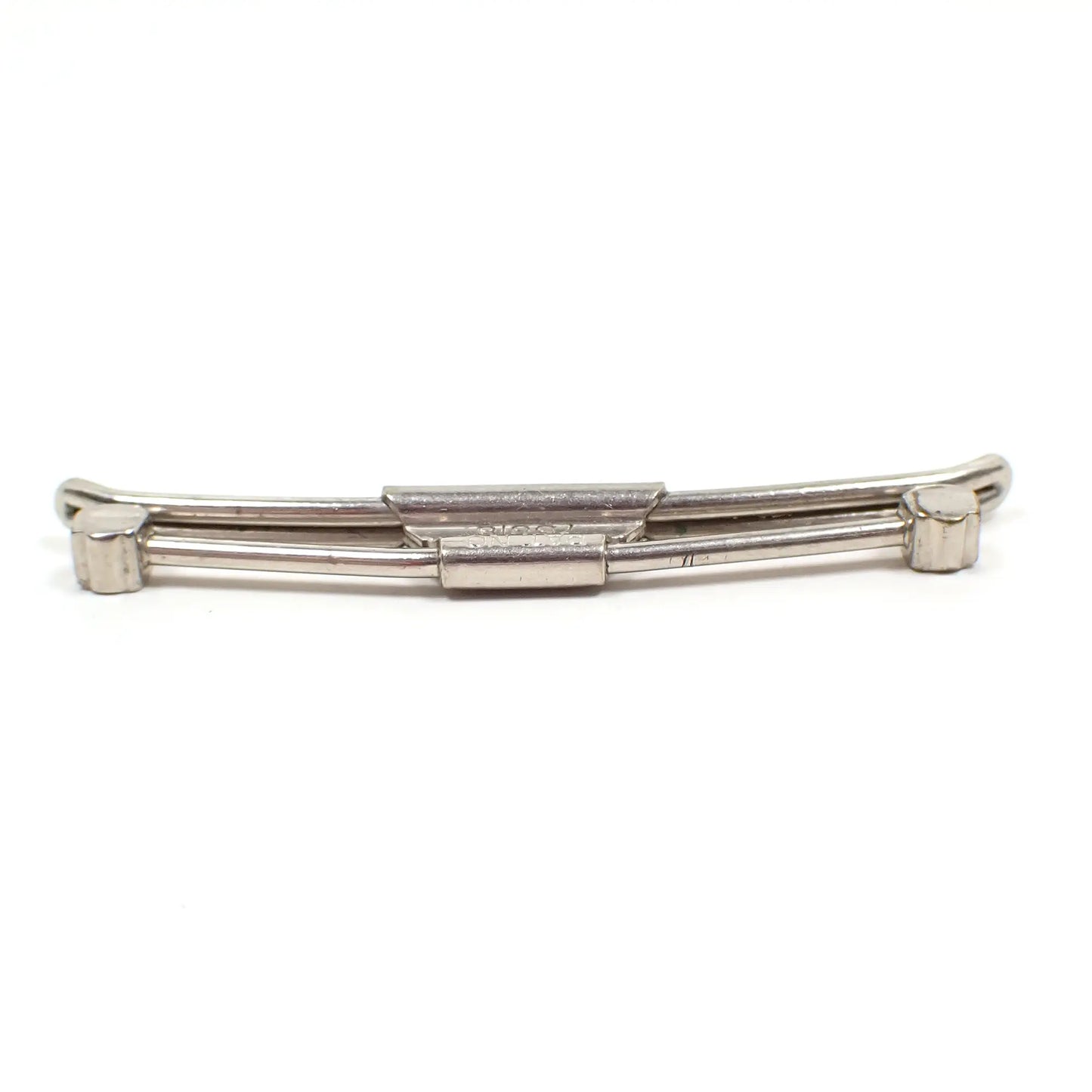 Swank 50 Silver Tone Vintage Collar Clip Stay