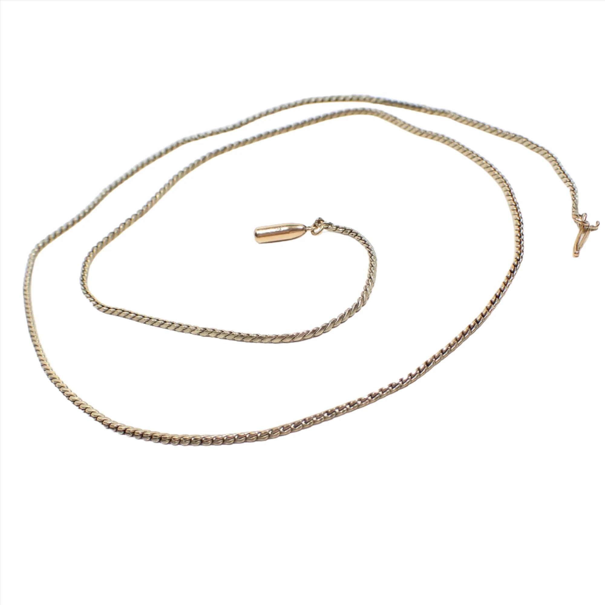 Custom Snake Chain Name Necklace from Black Diamonds New York