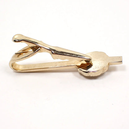 Initial Letter G Mother of Pearl Vintage Tie Clip Clasp