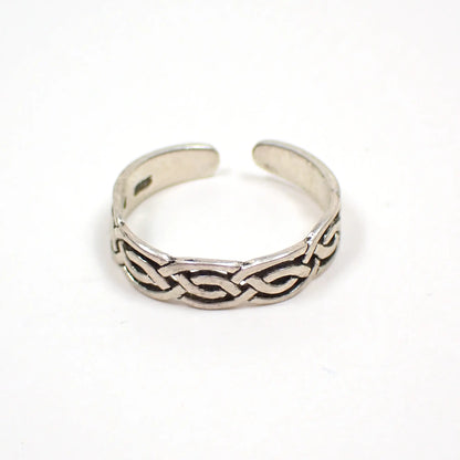 Vintage Sterling Silver Celtic Style Toe Ring