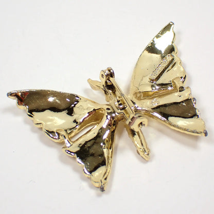 1970's Gerrys Vintage Rhinestone Butterfly Brooch Pin