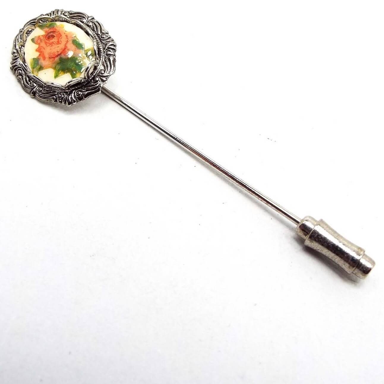 Pin de palo de flor de rosa rosa vintage