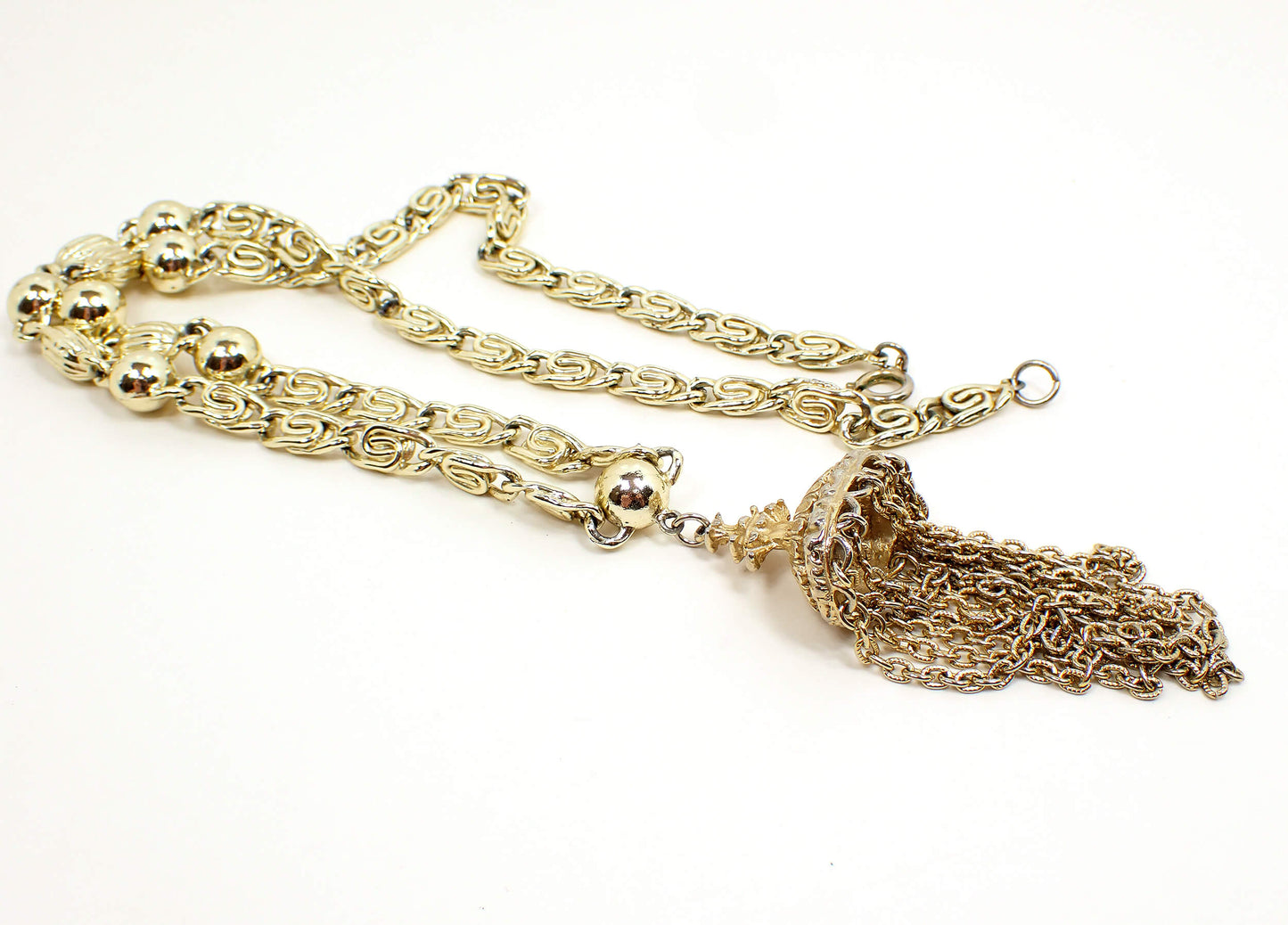 Large Exquisite Vintage Tassel Necklace
