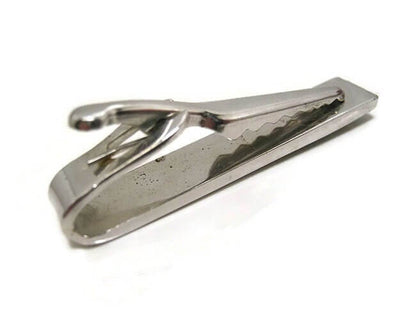 Dark Gray Faux Pearl Vintage Tie Clip Clasp