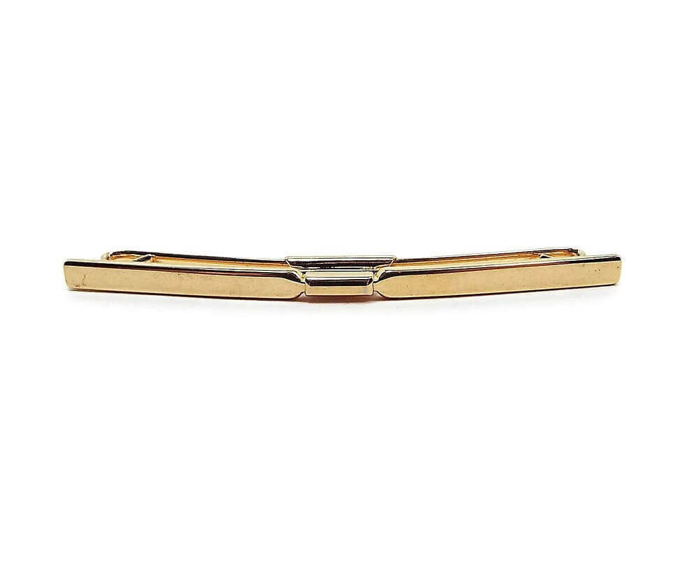 Long Gold Tone Vintage Collar Clip Stay