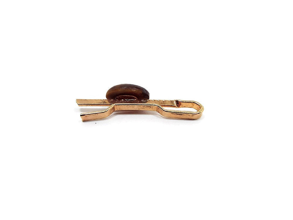 Tiger's Eye Vintage Tie Bar