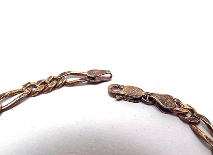 Vermeil Vintage Figaro Chain Bracelet