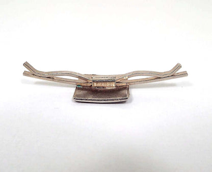 Large Square Vintage Collar Clip Stay