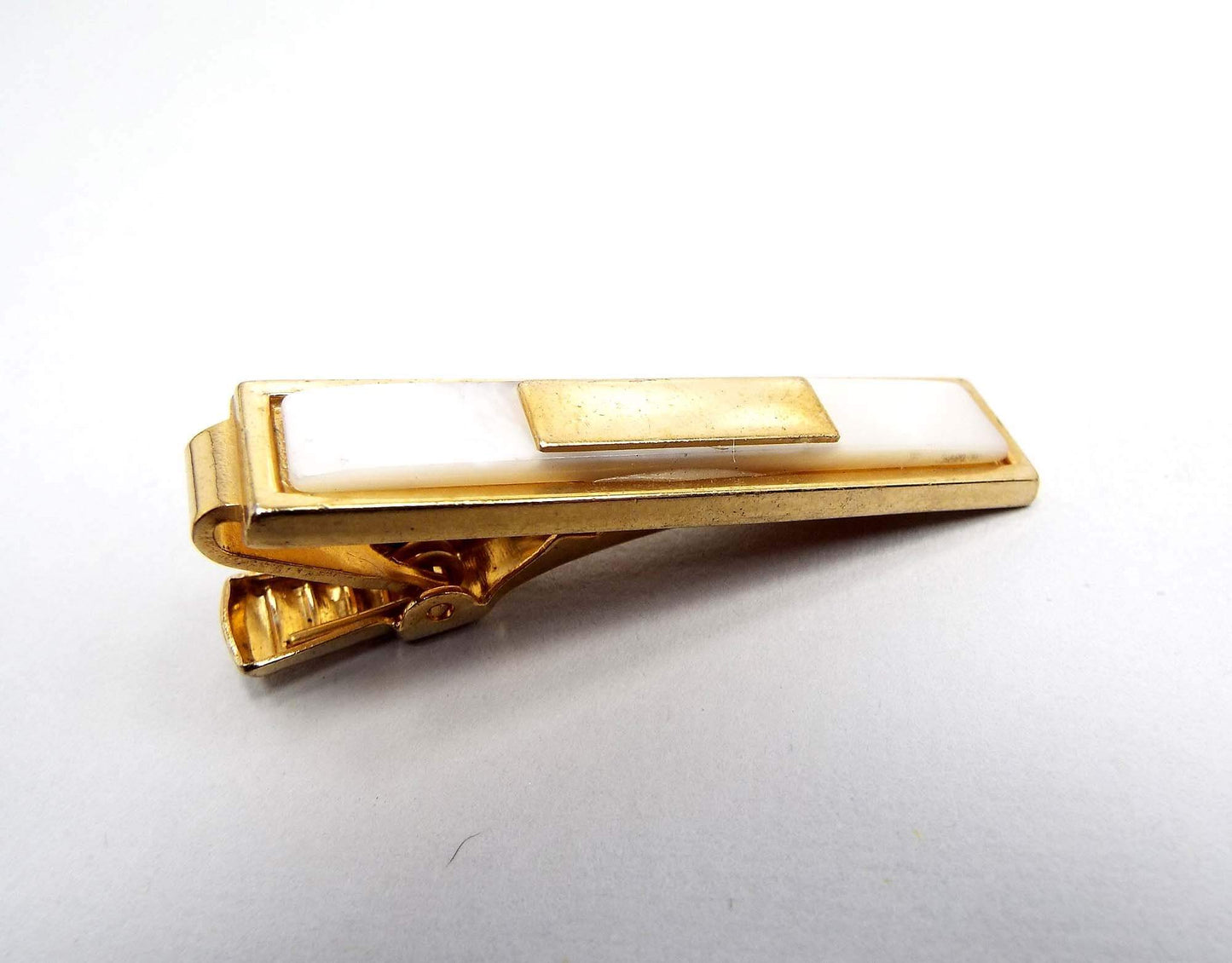 Anson Mother of Pearl Vintage Tie Clip Clasp