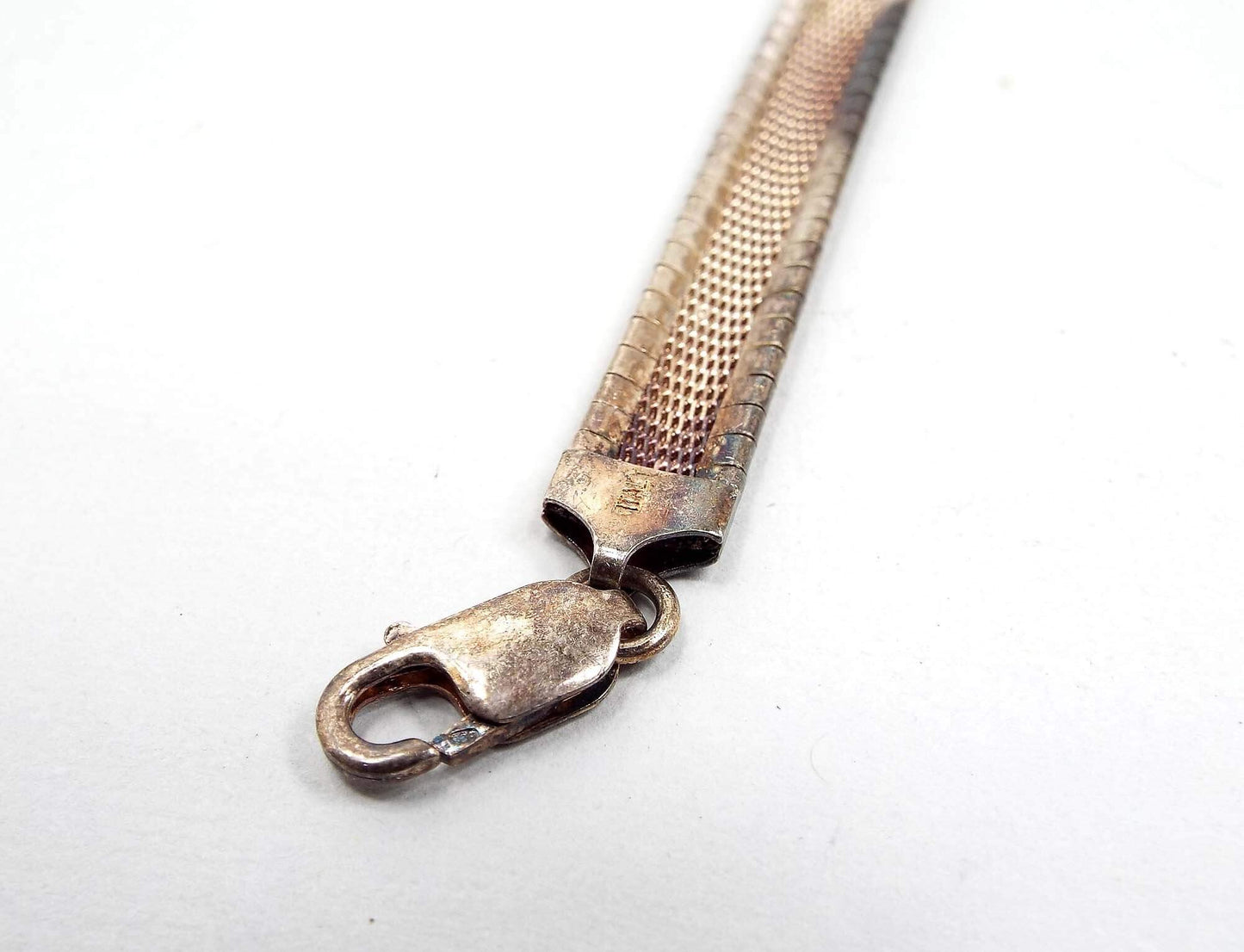 925 Italy Sterling Silver Vintage Link Bracelet