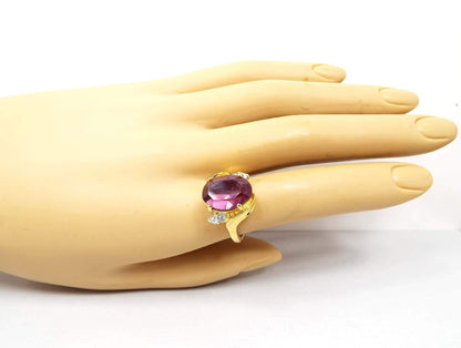 Premier Designs Purple Rhinestone Vintage Ring