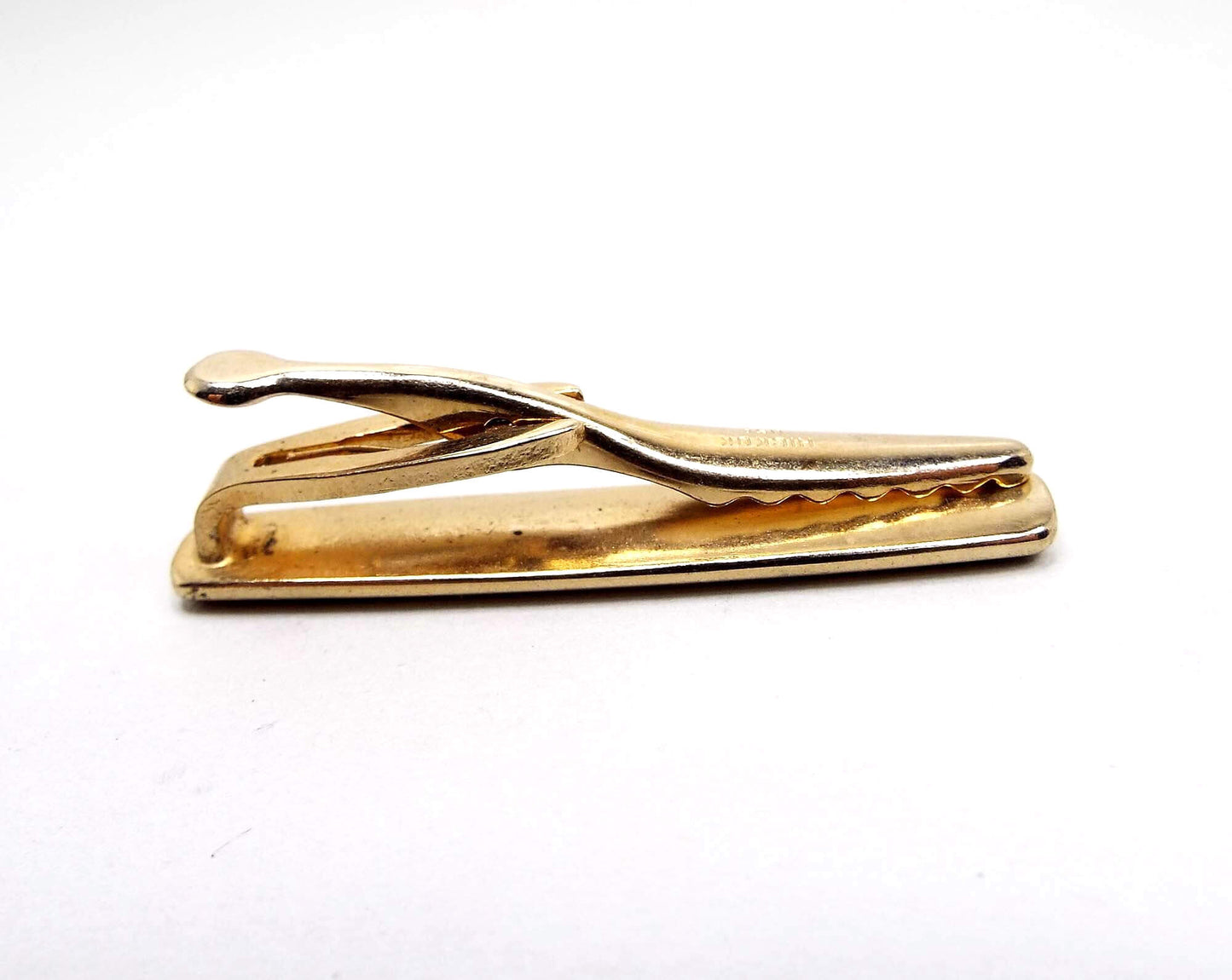 Hickok Rounded Rectangle Vintage Tie Clip Clasp