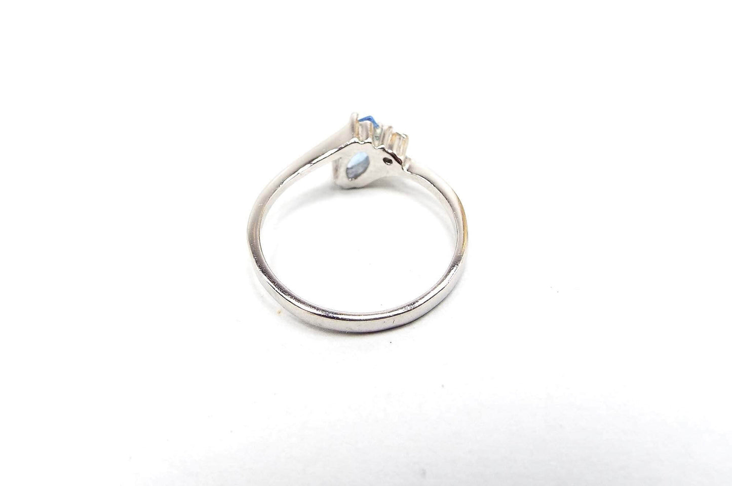 Blue Rhinestone Vintage Ring