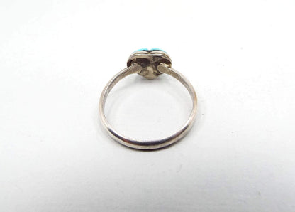 Faux Turquoise Vintage Heart Ring