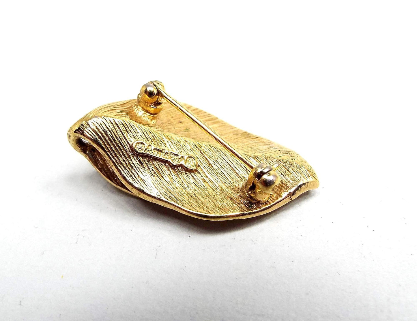 Amway Vintage Leaf Brooch Pin Pendant