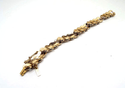 Gold Tone Monet Vintage Link Bracelet