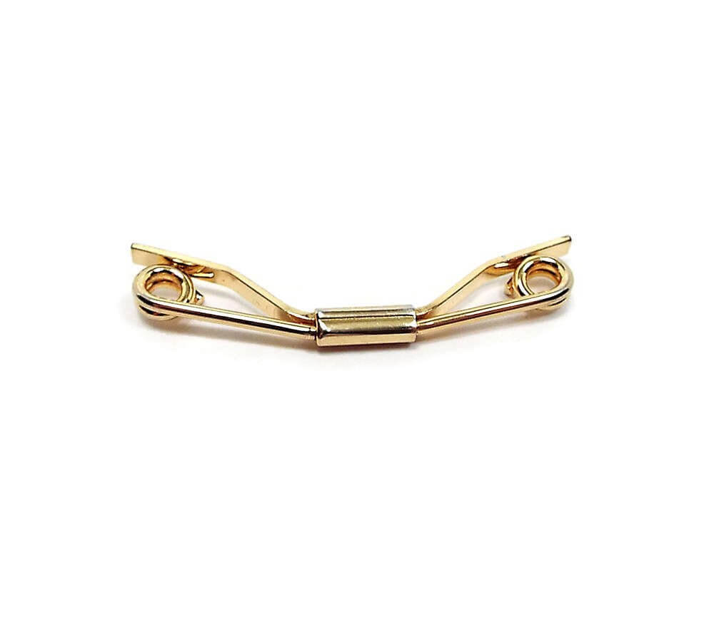 Brass Spiral End Vintage Collar Clip Stay – Sharky's Waters