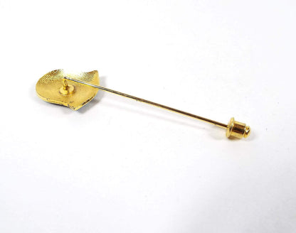 Cloisonne Flower Vintage Stick Pin