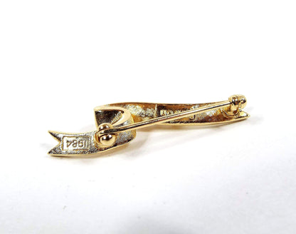 Avon President's Club Faux Pearl Vintage Brooch Pin