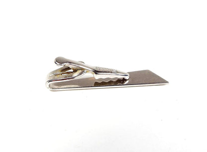 Flared End Shields Vintage Tie Clip Clasp