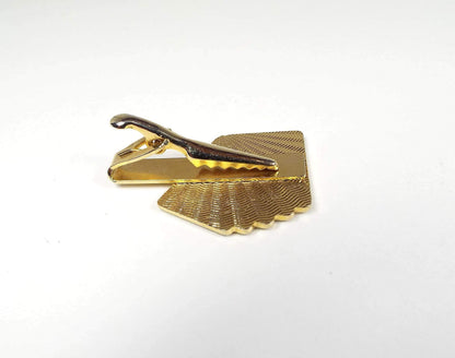 Enameled Vintage Playing Cards Tie Clip Clasp