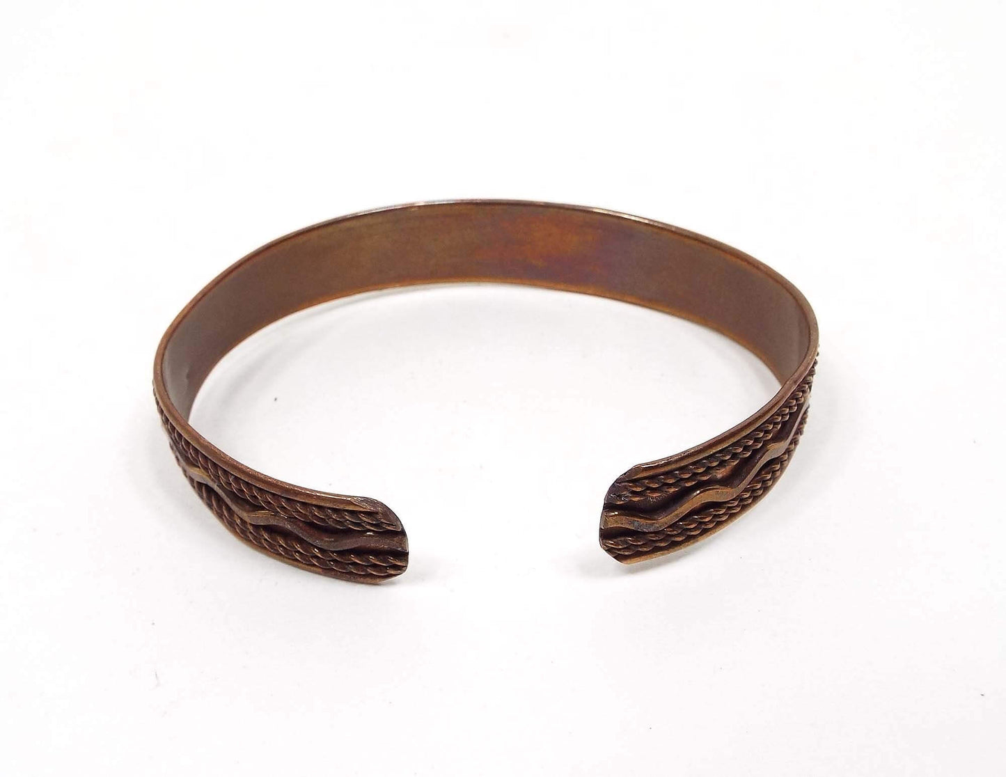 Southwestern Style Copper Vintage Cuff Bracelet