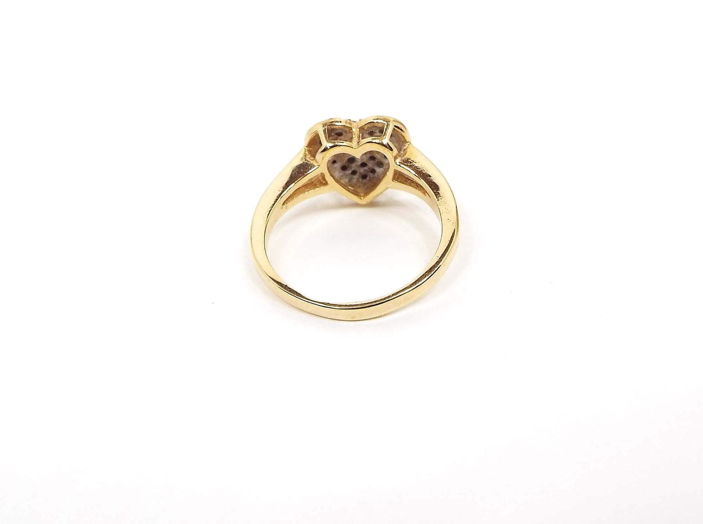 Ana BeKoach Vintage Rhinestone Heart Ring