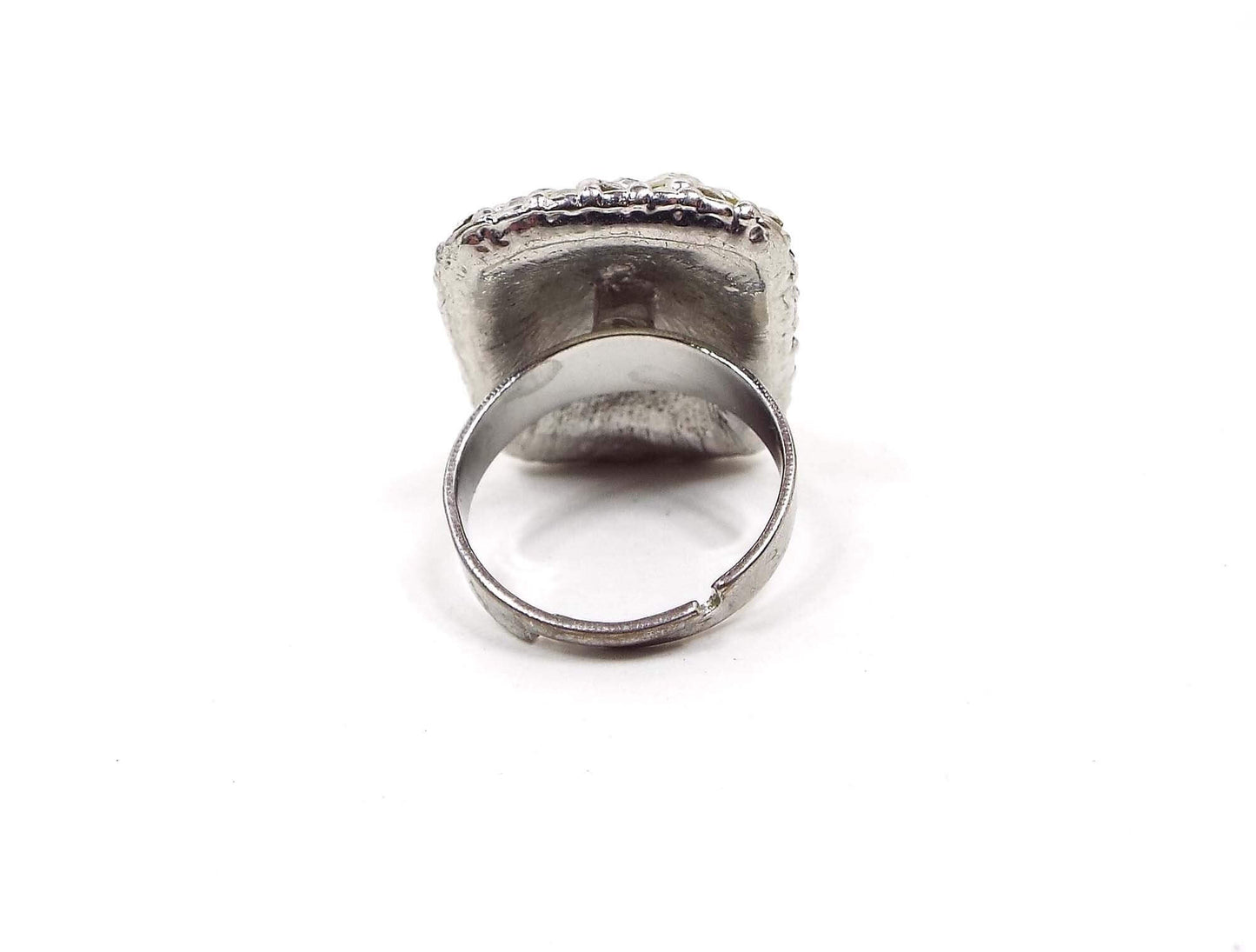 Vintage Rhinestone Adjustable Ring