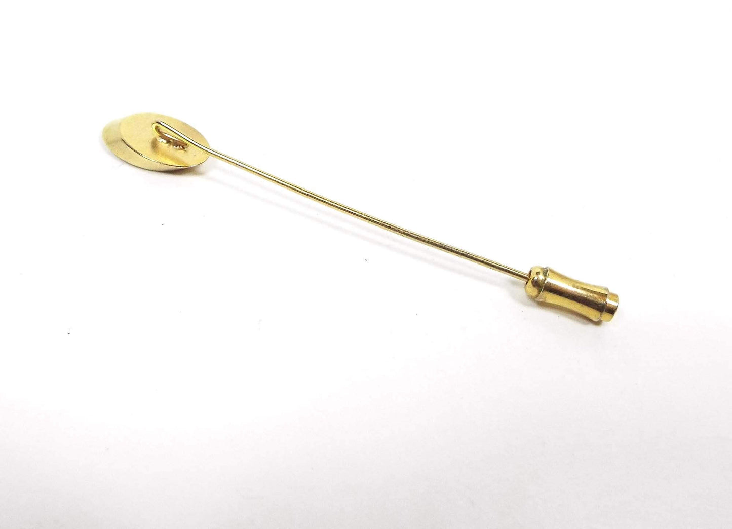 Vintage Engraved Letter Initial T Stick Pin